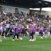 El equipo pasó por un entrenamiento especial antes del debut en la Copa