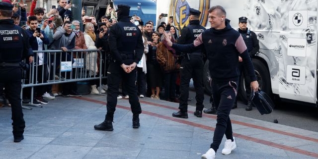 Así fue la llegada del Real Madrid a Bilbao
