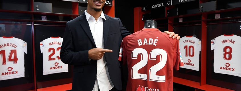 Loïc Badé, en la entrevista con los medios oficiales