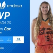 J.20: Lauren Cox, la MVP que cerró el aro del Valencia BC