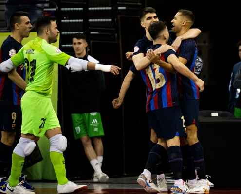 Barça - Valdepeñas: Con valentía, rumbo a semifinales (3-2)