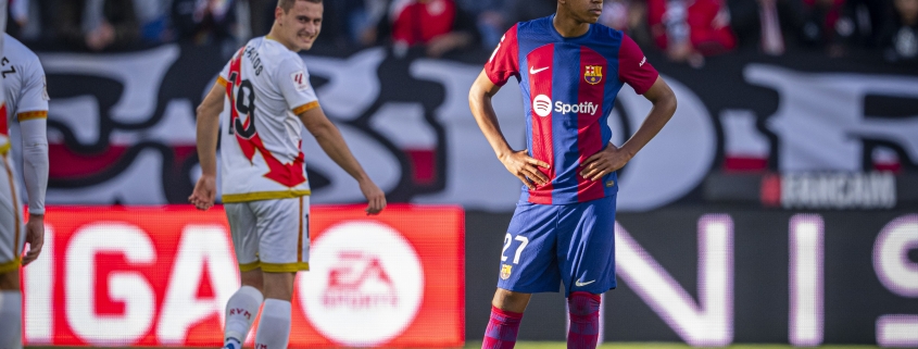 Rayo Vallecano 1-1 FC Barcelona: la reacción llega demasiado tarde