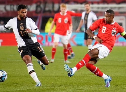 2-0: Alaba, titular en la victoria de Austria ante Alemania
