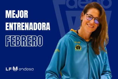 Anna Montañana Mejor Entrenadora del Mes de Febrero-AEEB Trofeo Liga Femenina Endesa