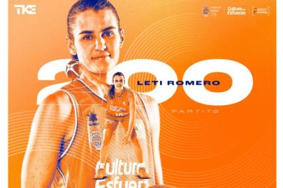 Leticia Romero, segunda jugadora que llega a los 200 partidos con el Valencia Basket