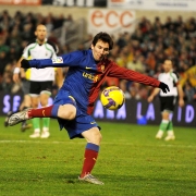 Se cumplen 15 años del gol número 5.000 del Barça en Liga, marcado por Leo Messi