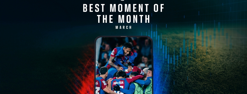 La clasificación para los cuartos de final de la Liga de Campeones, votada como el mejor momento del mes de marzo