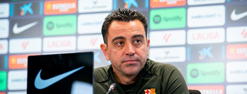 Xavi: 'Hemos mejorado como equipo' El técnico del Barça afronta la prensa antes del partido de La Liga contra el Cádiz en el primer equipo andaluz hace 3 minutos