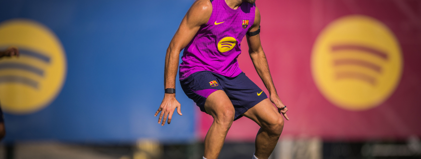 Label.Aria.Barcelonabadge Última sesión de la semana Los jugadores que no están en servicio internacional entrenaron como normales este miércoles sello del primer equipo.