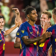 label.aria.barcelonabadge
                    

                        


                                
                                



                        
                        

                    
            



        

          
                
                        Blaugranes called up for internationals
                        Rashford, Kounde, De Jong, Bernal, Bardghji, Lewandowswki, Cubarsí, Olmo, Pedri, Ferran and Lamine Yamal named in squads for the upcoming international fixtures
                
                
                        First Team

                        
                            
                            label.aria.clock






            6 hrs  ago