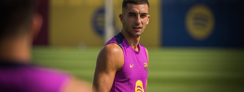 label.aria.barcelonabadge Gracias a asistencia--white Ferran Torres noticia sobre lesiones El delantero tiene molestias musculares en el bíceps femoral izquierdo sin lesión asociada Primer Equipo label.aria.clock Hace 53 min