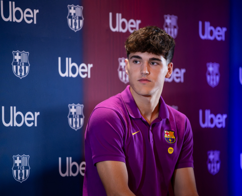 label.aria.barcelonabadge 'Necesitamos mentalidad ganadora' El central analiza la vida en el club a cuatro días del Clásico en el primer equipo del Bernabéu label.aria.clock hace 1 hora