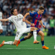 label.aria.barcelonabadge Real Madrid - Barça 2-1: Derrota por la mínima en el Bernabéu Decepción en el Clásico que los blancos superan por un solo gol Primer Equipo label.aria.clock Hace 27 min