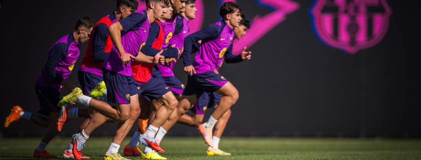 label.aria.barcelonabadge Sesión de recuperación del lunes Los blaugranas se ejercitan en la Ciutat Esportiva tras el Clásico del primer equipo de LaLiga label.aria.clock Hace 14 min