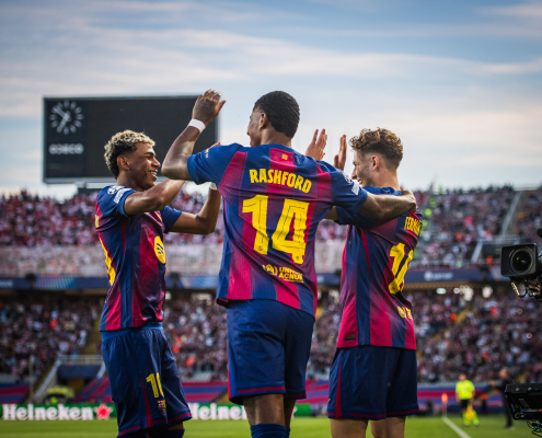label.aria.barcelonabadge Siguen llegando goles en Europa Los blaugranas marcan ante el Olympiacos y amplían a 23 su racha de goles goleadores en la competición Primer Equipo label.aria.clock hace 3 horas