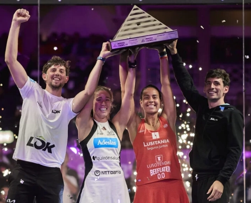 las pinturas. Stupaczuk, Yanguas, Ortega y Araujo defienden sus títulos con nuevos socios