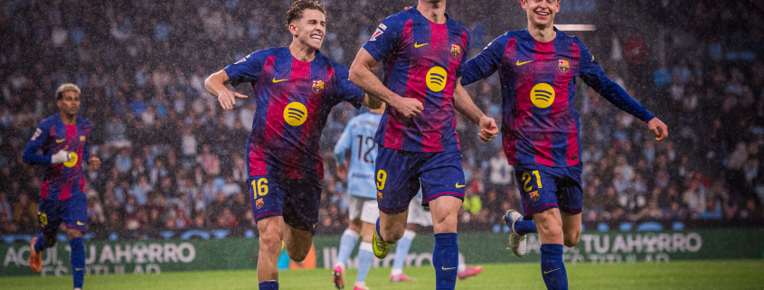 label.aria.barcelonabadge Celta - Barça 2-4: Más cerca de la cima Un hat-trick de Lewandowski y un gol de Lamine Yamal dan la victoria en un campo tradicionalmente complicado y se sitúan a tres puntos del líder de la liga Primer equipo del Real Madrid label.aria.clock Hace 38 min