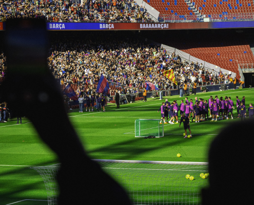 label.aria.barcelonabadge Entrenamiento en Spotify Camp Nou como sucedió Sigue todos los detalles del entrenamiento de la plantilla de Hansi Flick en un día especial para el estadio del Barça Primer equipo label.aria.clock Hace 23 Mins