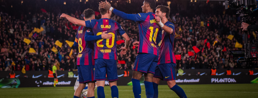label.aria.barcelonabadge Igual quinta mejor racha goleadora Tras la victoria de ayer ante el Alavés en el Spotify Camp Nou, han pasado 34 partidos desde la última vez que el equipo no logró marcar en el primer equipo de La Liga label.aria.clock Hace 26 Mins