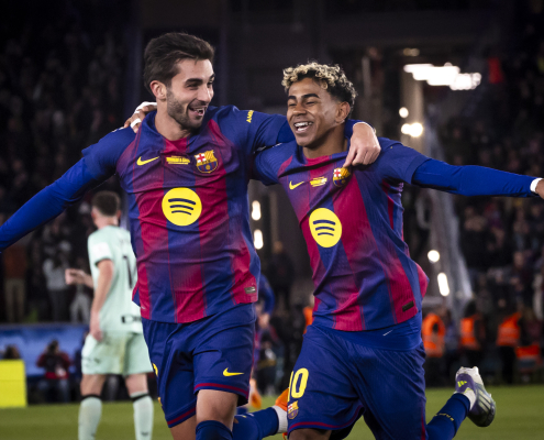 label.aria.barcelonabadge Las primicias de una primera vez en Spotify Camp Nou En un día tan especial, vale la pena ver todas las primicias del partido contra el primer equipo del Athletic Club label.aria.clock Hace 1 hora