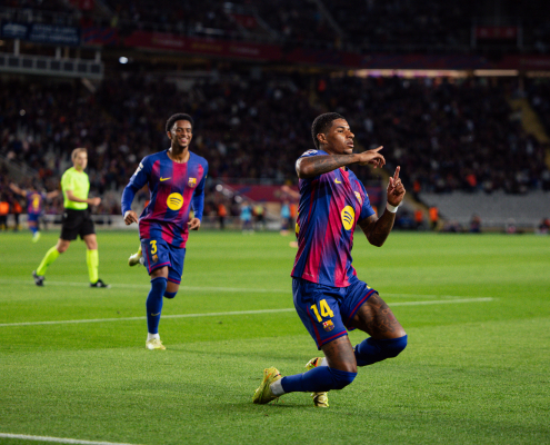 label.aria.barcelonabadge Marcus Rashford significa goles Con su gol ante el Elche, el delantero inglés ya suma seis goles y cinco asistencias con el Barça esta temporada Primer Equipo label.aria.clock hace 1 hora