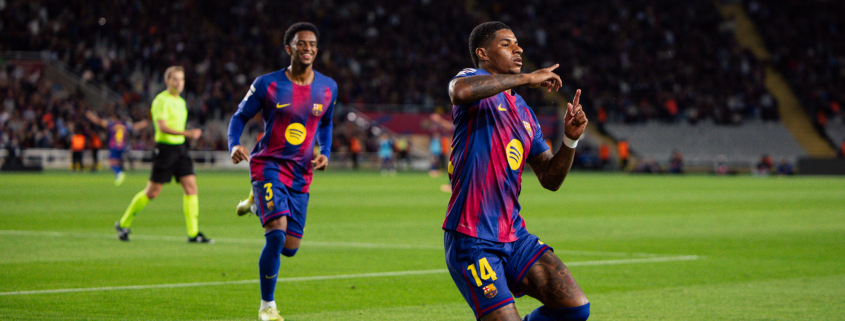label.aria.barcelonabadge Marcus Rashford significa goles Con su gol ante el Elche, el delantero inglés ya suma seis goles y cinco asistencias con el Barça esta temporada Primer Equipo label.aria.clock hace 1 hora