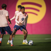 label.aria.barcelonabadge Plantilla para el viaje a Brujas Hansi Flick convoca a sus jugadores para el partido de la Liga de Campeones en Bélgica contra el primer equipo del Club Brugge label.aria.clock hace 27 min