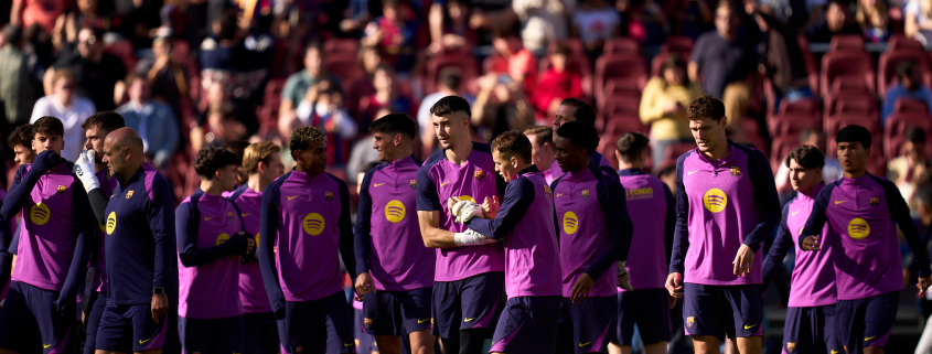 label.aria.barcelonabadge Primer entrenamiento en Spotify Camp Nou Más de 21.000 aficionados ven cómo el equipo se ejercita en el renovado estadio Primer Equipo label.aria.clock Hace 54 Mins