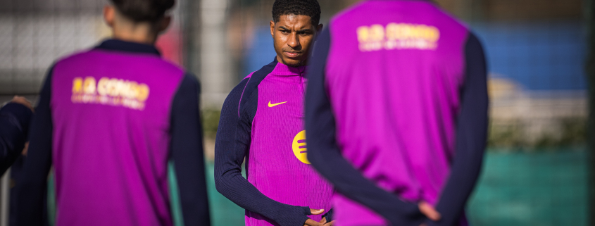 label.aria.barcelonabadge Rashford, Bernal y Kounde regresan a los entrenamientos La plantilla realiza el segundo entrenamiento de la semana, con el foco en el próximo partido contra el Athletic Club Primer equipo label.aria.clock Hace 2 horas