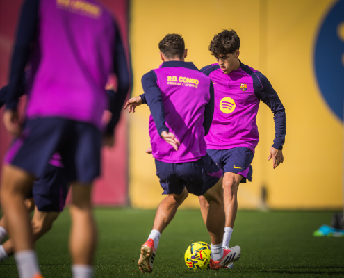label.aria.barcelonabadge Sesión de recuperación post-partido Los blaugranes se ejercitan en la Ciutat Esportiva apenas unas horas después de regresar del primer equipo de Bélgica label.aria.clock Hace 36 Mins