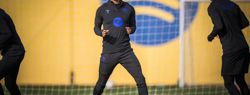 label.aria.barcelonabadge Sesión de recuperación post-partido con el regreso de Rashford Rashford regresa tras una enfermedad y los blaugranes se entrenan en la Ciutat Esportiva a sólo dos días del suculento partido Chelsea-Barça Primer equipo label.aria.clock Hace 1 hora