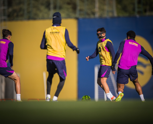 label.aria.barcelonabadge Última sesión antes del regreso a Spotify Camp Nou Sin Pedri y Marcus Rashford por fiebre, los blaugranas ultiman su preparación para el partido contra el primer equipo del Athletic Club label.aria.clock Hace 1 hora