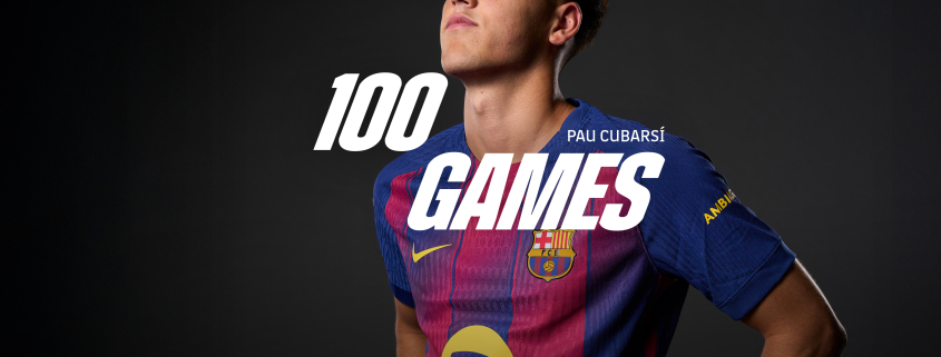 label.aria.barcelonabadge 100 partidos para el Cubarsí Hito conseguido en el estadio Pedro Escartín de Guadalajara en la Copa del Rey, competición en la que debutó en enero de 2024 Primer Equipo label.aria.clock hace 4 hrs