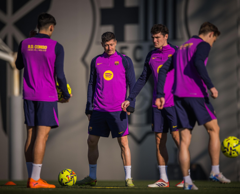 label.aria.barcelonabadge Centrado en el Atlético Comienza diciembre con un entrenamiento pensando en el partido del martes en Spotify Primer equipo del Camp Nou label.aria.clock Hace 1 hora