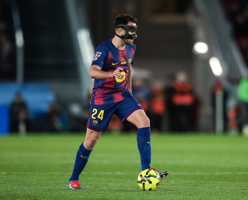 label.aria.barcelonabadge Eric García, 24 de 24 El catalán es el único jugador que ha disputado todos los partidos del FC Barcelona esta temporada Primer Equipo label.aria.clock Hace 3 Mins