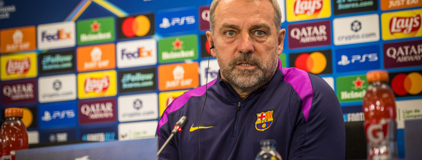 label.aria.barcelonabadge 'Es un partido muy importante' El técnico blaugrana expresa su satisfacción con sus jugadores y quiere que la mejora se demuestre en la Champions, con el regreso de las noches europeas al Spotify del primer equipo del Camp Nou label.aria.clock Hace 4 horas