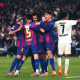 label.aria.barcelonabadge Kounde corona la remontada (2-1) Dos goles de cabeza del francés al inicio de la segunda parte sellan la victoria blaugrana en la primera noche europea en el Spotify Camp Nou Primer equipo label.aria.clock Hace 46 Mins