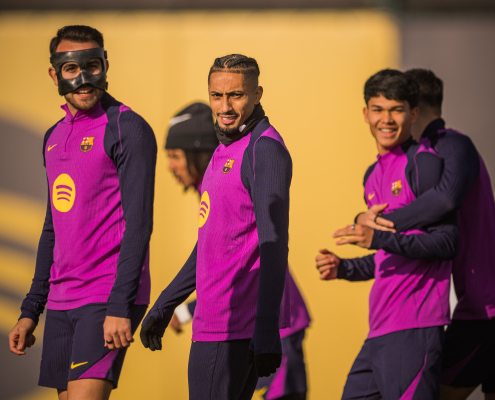 label.aria.barcelonabadge La convocatoria para el Barça-Osasuna Hansi Flick convoca a sus jugadores para el último partido en casa del 2025 Primer equipo label.aria.clock Hace 1 hora