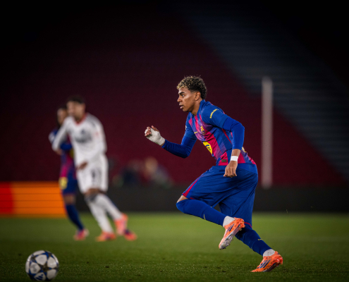 label.aria.barcelonabadge Lamine Yamal establece otro récord El extremo del Barça ya es el que más goles aporta en la historia de la Liga de Campeones entre jugadores de 18 años o menos Primer equipo label.aria.clock Hace 4 horas