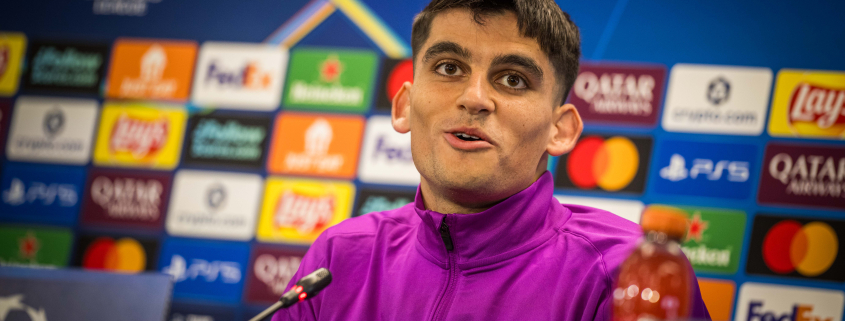 label.aria.barcelonabadge 'No podemos dejar escapar más puntos' El defensa da su opinión antes del partido clave de la Liga de Campeones contra el primer equipo del Eintracht Frankfurt label.aria.clock Hace 52 minutos