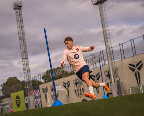 label.aria.barcelonabadge Recuperación de cara al choque de Copa del Rey Trabajo de gimnasio para los titulares ante Osasuna, mientras los suplentes saltan al césped para preparar el próximo partido ante el primer equipo del Guadalajara label.aria.clock Hace 2 horas