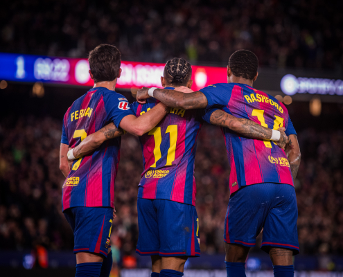 label.aria.barcelonabadge Séptima victoria consecutiva y convincente Los blaugranes ganan siete partidos consecutivos por al menos dos goles por primera vez desde 2017 Primer equipo label.aria.clock Hace 53 Mins