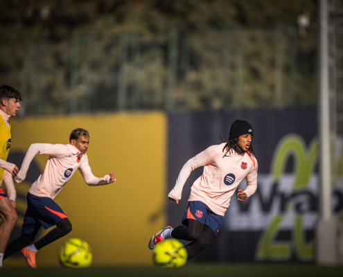 label.aria.barcelonabadge Última sesión antes del Betis Todo listo para el partido del sábado en La Cartuja Primer equipo label.aria.clock Hace 2 horas