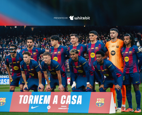 label.aria.barcelonabadge Vuelta a casa, el mejor momento del 22 de noviembre Noviembre de 2025 fue un día histórico para el club y, como era de esperar, es el ganador de la encuesta Primer Equipo label.aria.clock Hace 48 Mins