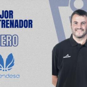 Carlos Cantero, Mejor Entrenador del Mes de Enero-Trofeo AEBB de la Liga Femenina Endesa