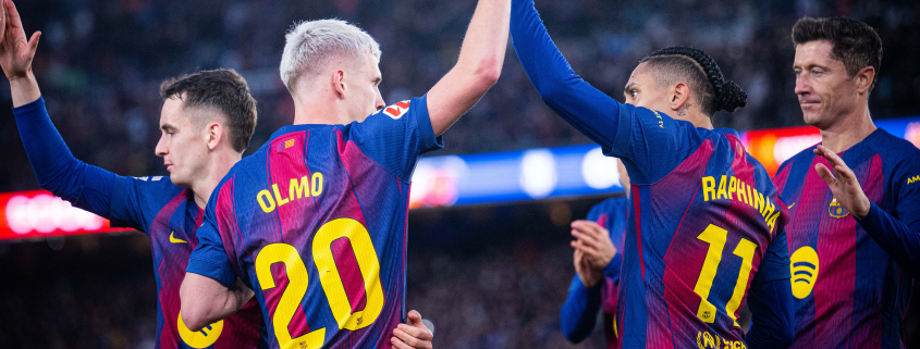label.aria.barcelonabadge Barça - Oviedo 3-0: Tormenta perfecta Los blaugranes se hicieron con el control del partido en la segunda parte y firmaron una victoria que les devuelve a lo más alto de la clasificación Primer Equipo label.aria.clock Hace 42 Min.