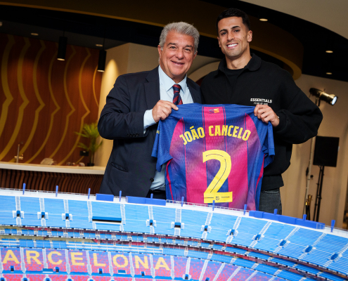 label.aria.barcelonabadge Cancelo se incorpora oficialmente al Barça El astro portugués regresa al club cedido hasta final de temporada procedente del primer equipo del Al Hilal Saudi FC label.aria.clock Hace 9 minutos
