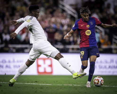 label.aria.barcelonabadge Cinco estadísticas interesantes antes de la final Un vistazo a algunos datos y estadísticas con la gran final de la Supercopa cerca Primer equipo label.aria.clock Hace 55 minutos