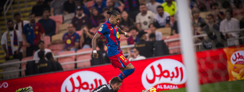 label.aria.barcelonabadge Raphinha entra en el Top 50 El brasileño suma dos goles más a su cuenta ante el primer equipo del Athletic Club label.aria.clock Hace 1 hora