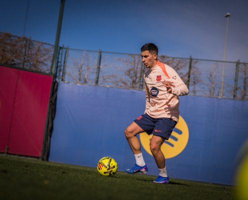 label.aria.barcelonabadge Recuperación tras la clasificación para octavos de final El equipo de Hansi Flick se prepara para una sesión tranquila después de que la victoria ante el Copenhague confirmara la quinta plaza en la fase de la liga UCL Primer equipo label.aria.clock Hace 26 minutos